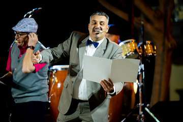  La Murgota de Telde estrena con éxito en Gáldar su espectáculo 'Los chicos del coro'/TA.